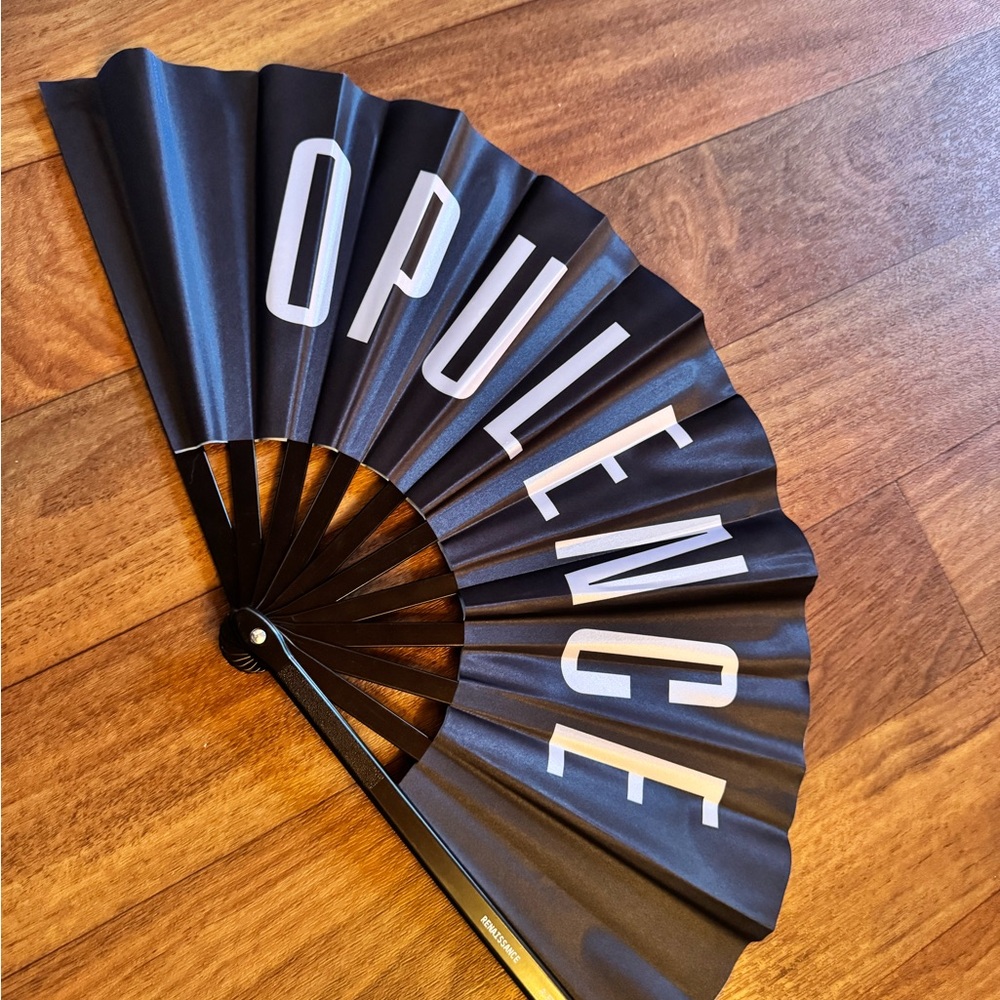 Beyoncé Opulence Black Hand Fan